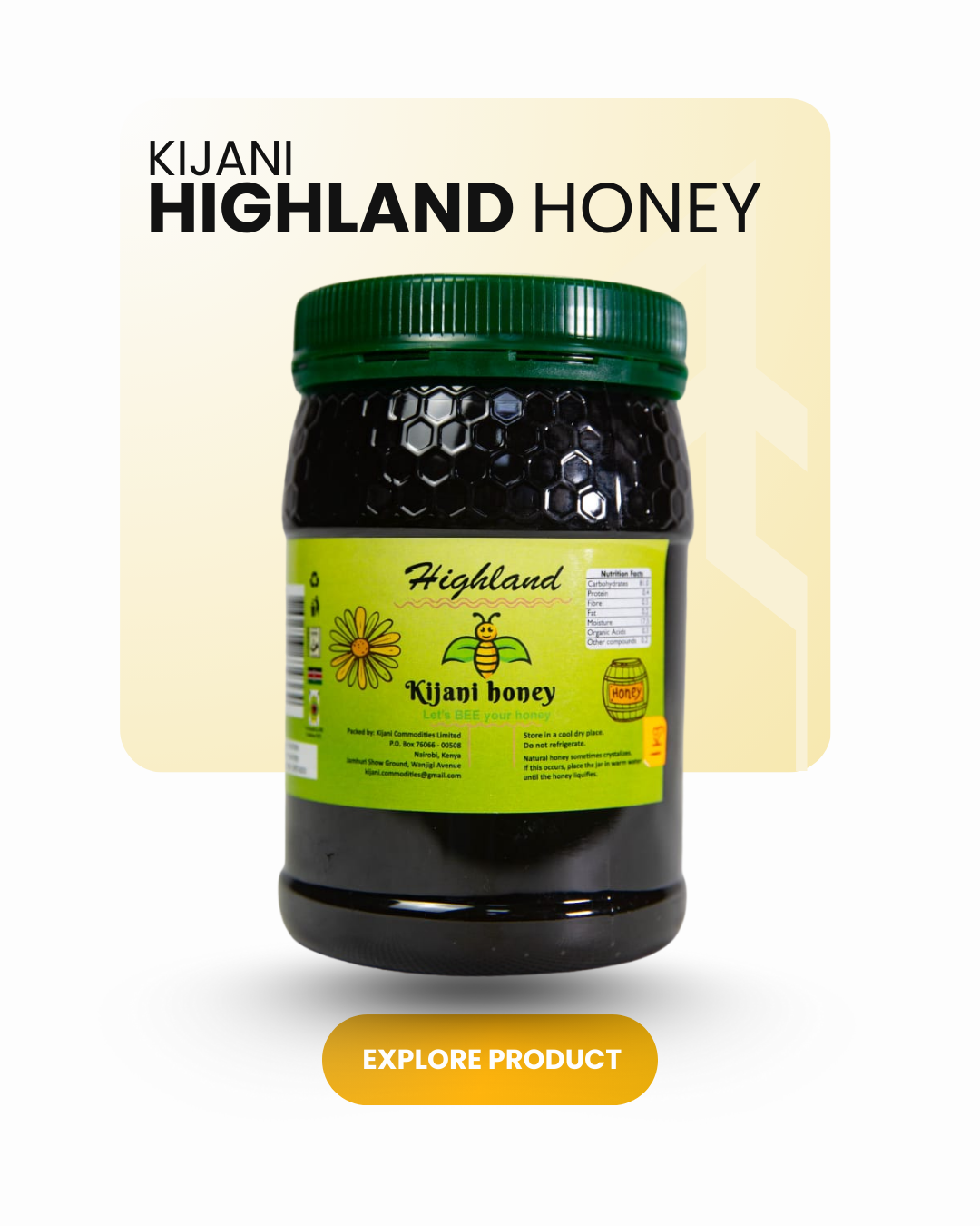 KIJANI HIGHLAND HONEY 500G